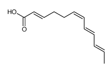 2E,6Z,8E,10E-dodecatetraenoic acid Structure