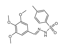 3,4,5-trimethoxybenzaldehyde p-toluenesulphonylhydrazone Structure