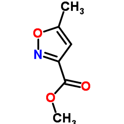 5-甲基异恶唑-3-羧酸甲酯结构式