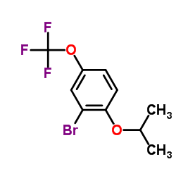 2-Bromo-1-isopropoxy-4-(trifluoromethoxy)benzene structure