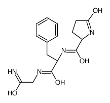 5-氧代-L-脯氨酰-L-苯丙氨酰甘氨酰胺结构式