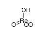 rhenic(VII) acid Structure