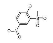 1-氯-2-(甲基磺酰基)-4-硝基苯结构式