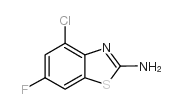 2-氨基-4-氯-6-氟苯并噻唑结构式