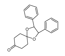 (2R,3R)-2,3-diphenyl-1,4-dioxaspiro[4.5]decan-8-one Structure
