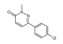 6-(4-chlorophenyl)-2-methylpyridazin-3-one Structure