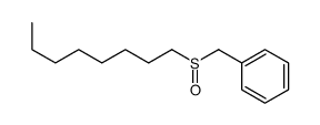 [(Octylsulfinyl)methyl]benzene Structure