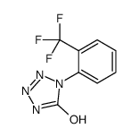 1-[2-(trifluoromethyl)phenyl]-2H-tetrazol-5-one结构式