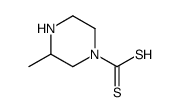 1-Piperazinecarbodithioicacid,3-methyl-(8CI)结构式