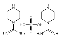 哌嗪-1-甲脒半硫酸盐结构式