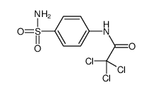 2,2,2-trichloro-N-(4-sulfamoylphenyl)acetamide结构式