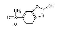 2,3-dihydro-2-oxobenzoxazole-6-sulphonamide结构式