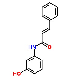 (2E)-N-(3-Hydroxyphenyl)-3-phenylacrylamide Structure