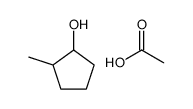 acetic acid,2-methylcyclopentan-1-ol结构式