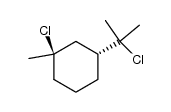(1R)-1,8-dichloro-cis-m-menthane Structure