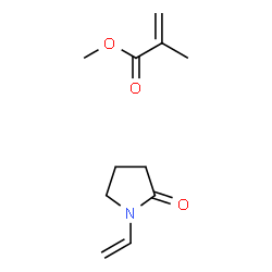 poly(methylmethacrylate-N-vinylpyrrolidone)结构式