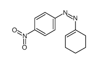 cyclohexen-1-yl-(4-nitrophenyl)diazene Structure