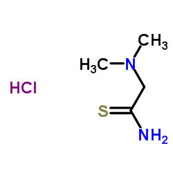 二甲胺基硫代乙酰胺盐酸盐结构式