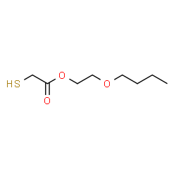 Mercaptoacetic acid 2-butoxyethyl ester结构式
