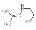 2-Propanone,2-(2-hydroxyethyl)hydrazone结构式