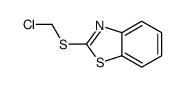 2-(chloromethylsulfanyl)-1,3-benzothiazole结构式