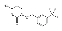 1-[[3-(trifluoromethyl)phenyl]methoxy]-1,3-diazinane-2,4-dione结构式
