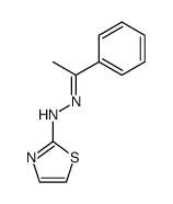 1-phenyl-ethanone thiazol-2-ylhydrazone Structure