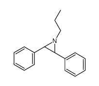 反-2,3-联苯基-1-丙基氮丙啶结构式
