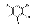 2,4,6-tribromo-3-fluorophenol结构式