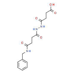 4-{2-[4-(Benzylamino)-4-oxobutanoyl]hydrazino}-4-oxobutanoic acid Structure