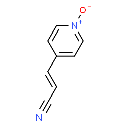 2-Propenenitrile,3-(1-oxido-4-pyridinyl)-(9CI)结构式