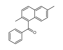 1-benzoyl-2,6-dimethylnaphthalene结构式