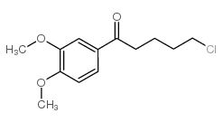 1-CHLORO-5-(3,4-DIMETHOXYPHENYL)-5-OXOPENTANE结构式