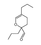 2,5-dipropyl-3,4-dihydropyran-2-carbaldehyde Structure