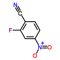 2-氟-4-硝基苯腈结构式