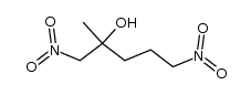 2-methyl-1,5-dinitro-pentan-2-ol结构式