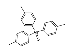tri-p-tolyl-arsine sulfide Structure