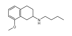 N-butyl-1,2,3,4-tetrahydro-8-methoxynaphthalen-2-amine Structure
