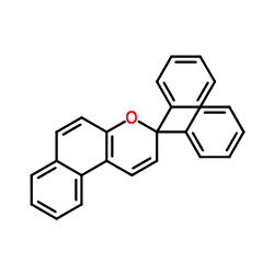 3,3-二苯基-3H-萘并[2,1-b]吡喃结构式