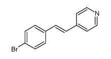 4-[(E)-2-(4-Bromophenyl)vinyl]pyridine Structure