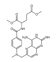 dimethyl 2-[[4-[(2,4-diaminopteridin-6-yl)methyl-(trideuteriomethyl)amino]benzoyl]amino]pentanedioate Structure