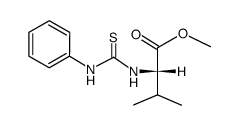phenylthiocarbamoyl-L-valine methyl ester Structure