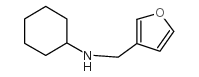 CYCLOHEXYL-FURAN-3-YLMETHYL-AMINO Structure