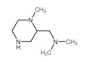 N,N-dimethyl-1-(1-methylpiperazin-2-yl)methanamine Structure
