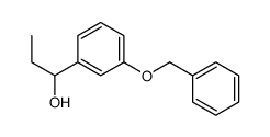 rac-1-(3-Benzyloxyphenyl)-1-propanol结构式