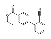 ethyl 4-(2-cyanophenyl)benzoate结构式
