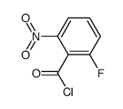2-fluoro-6-nitrobenzoyl chloride Structure