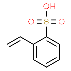 Benzenesulfonic acid, ethenyl-, homopolymer Structure