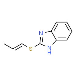 1H-Benzimidazole,2-(1-propenylthio)-,(E)-(9CI) Structure