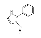 2-phenyl-1H-pyrrole-3-carbaldehyde结构式